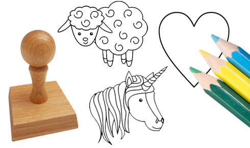 Ausmalstempel