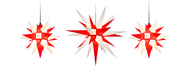 rot-weiße Sterne