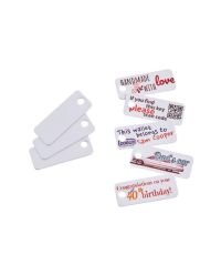 COLOP e-mark Kunststoffschild gelocht 45 mm x 18 mm  