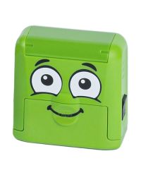 My Marky Textilstempel mit individueller Textplatte und Zubehör GRÜN SCHWARZ