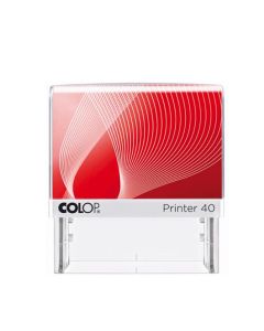 Colop Printer Arztstempel m. individuellem Text 7-zeilig WEISS SCHWARZ