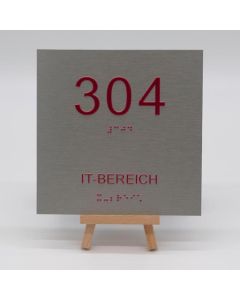 Braille Orientierungsschild 304 IT-Bereich  