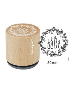 Colop WOODIES Stempel 4 Kerzen  