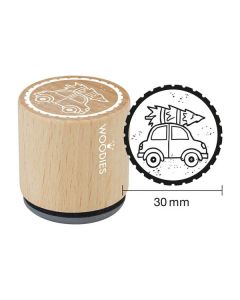 Colop WOODIES Stempel Auto mit Tannenbaum  