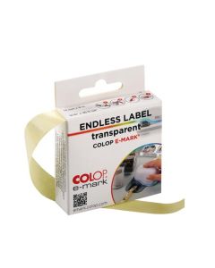 COLOP e-mark transparentes Endlosetikett 14 mm x 8 m  