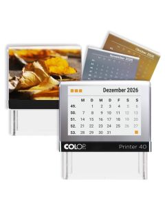 Colop Printer 40 mit Kalender Imagecard 58 x 22 mm SCHWARZ BLAU