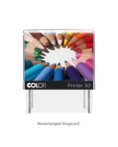 Colop Printer Kinderstempel mit Namen und Schulmotiv SCHWARZ BLAU