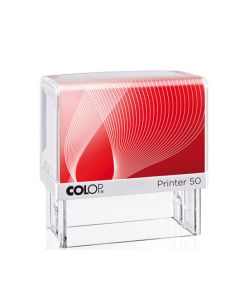 Colop Printer Arztstempel m. individuellem Text 9-zeilig WEISS SCHWARZ