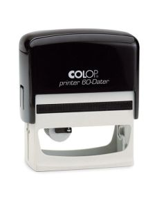 Colop Printer 60 Datumstempel m. Datum hoch 76x37 mm  BLAU