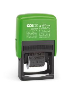 Colop Printer S220/W Green Line Wortbandstempel GRÜN BLAU