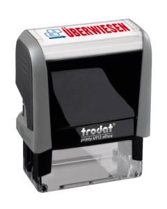 Eco-Printy mit Text: Überwiesen  ZWEIFARBIG