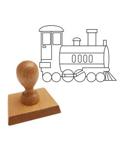 Ausmalstempel Eisenbahn 85 x 65 mm  