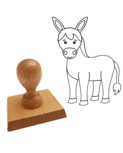 Ausmalstempel Esel 65 x 85 mm  