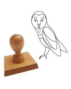 Ausmalstempel Eule 65 x 85 mm  