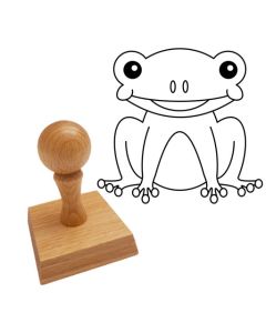 Ausmalstempel  Frosch 60 x 60 mm  