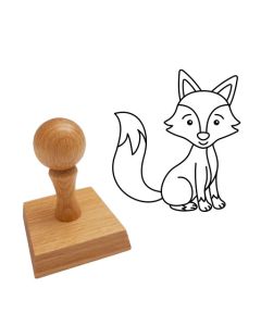 Ausmalstempel Füchslein 45 x 50 mm  