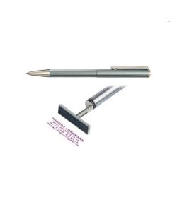 Heri Classic 3100 Stempelkugelschreiber 34x8 mm Silber  VIOLETT