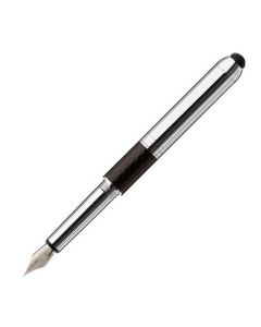 Heri Füllfederhalter Promesa mit Stempel Gehäuse chrom SILBER VIOLETT