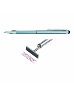 Heri Smartpen Stempelkugelschreiber 3300 34 x 8 mm Silber  VIOLETT