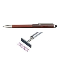 Heri Stamp  Touch Pen 3308 Stempelkugelschreiber Wood-Look  VIOLETT