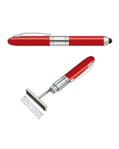 Heri Mini Smartpen 4374R Stempelkugelschreiber rot  VIOLETT