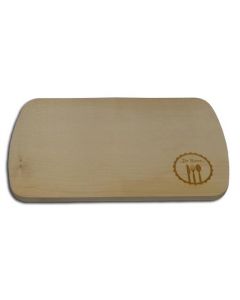 Frühstücksbrett Ahorn 14x24 cm mit kleiner Gravur  