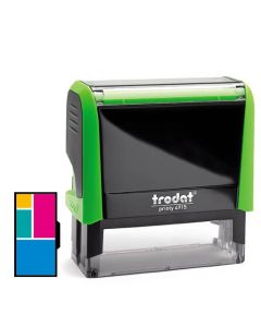 Trodat Printy 4915 Mehrfarbiger Stempel  GRÜN 