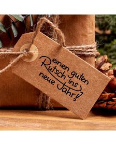 Weihnachtsstempel 47 Einen guten Rutsch ins neue Jahr!  