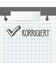 Holzstempel mit Abdruck Korrigiert  