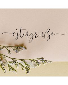Osterstempel 10 Holz Motiv Ostergrüße  