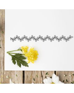 Holzstempel mit Motiv Blätterranke   