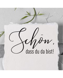 Holzstempel Schön