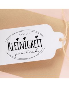 Holzstempel Motiv Kleinigkeit für dich  