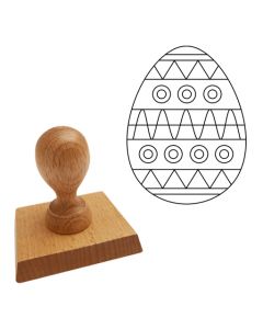 Ausmalstempel Osterei 1 65 x 85 mm  