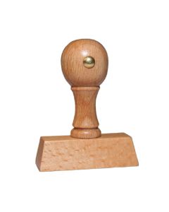 Holz Motivstempel Motiv Q4 Aufmerksam  