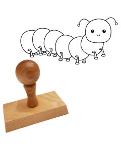 Ausmalstempel Raupe 90 x 45 mm   