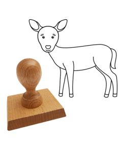Ausmalstempel Reh 85 x 65 mm  