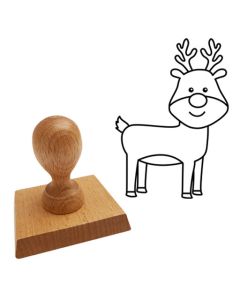 Ausmalstempel Rentier 65 x 85 mm  
