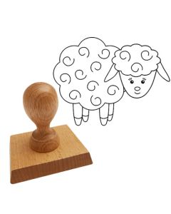 Ausmalstempel Schaf 85 x 65 mm  