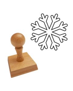 Ausmalstempel Schneeflocke  60 x 60 mm  