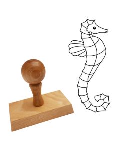 Ausmalstempel Seepferdchen 45 x 90 mm  