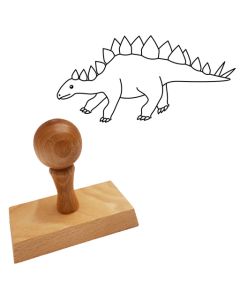 Ausmalstempel Stegosaurus 90 x 45 mm  