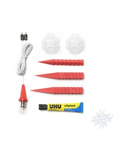 Herrnhuter Stern rot ca. 13 cm Bastlerstern - LED  