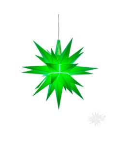 Herrnhuter Stern A1e grün ca. 13 cm - LED  