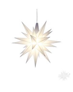 Herrnhuter Stern weiss ca. 13 cm mit LED  