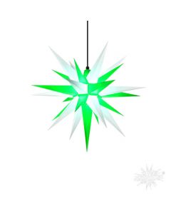 Grün-weißer Herrnhuter Stern A7 ca. 68 cm  
