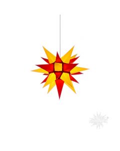 Herrnhuter Stern gelb-rot ca. 40 cm  