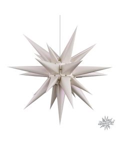 Herrnhuter Stern Edition Natur Perlmutt weiß 2025 ca. 60 cm  