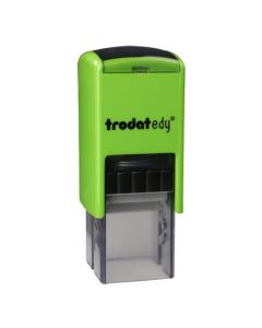 trodat edy MIX - Motivationsstempel mit Motiv und eigenem Text GRÜN BLAU