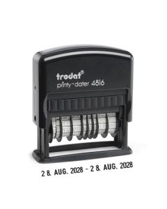 Trodat Printy 4816 Doppeldatum SCHWARZ BLAU